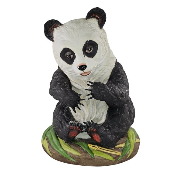 Boehm Porcelain Seated Panda Cub Figurine 400-54 *Chipped Toes* - Picture 1 of 12